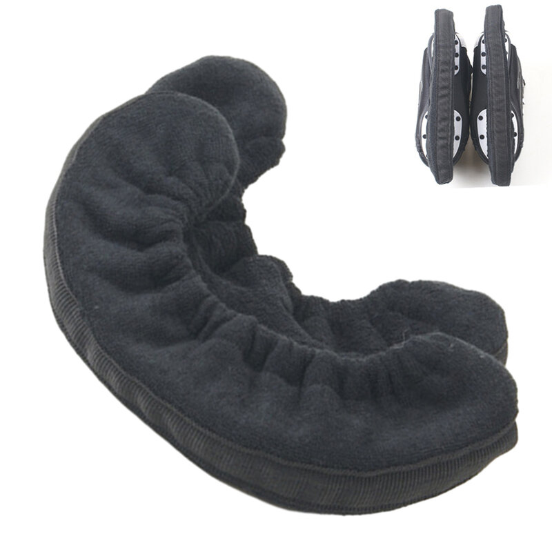 Pelindung Sepatu seluncur es pelindung sol sepatu pelindung papan seluncur hoki pelindung untuk figur sepatu roda hitam penjaga musim dingin aksesori olahraga