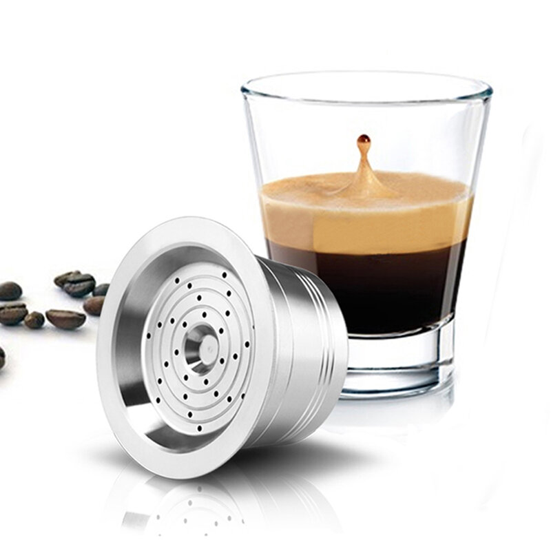 Cápsulas de café Espresso reutilizables de acero inoxidable, accesorios para cafetera, tres corazones, Cafissimo K FEE, Caffitaly Tchibo