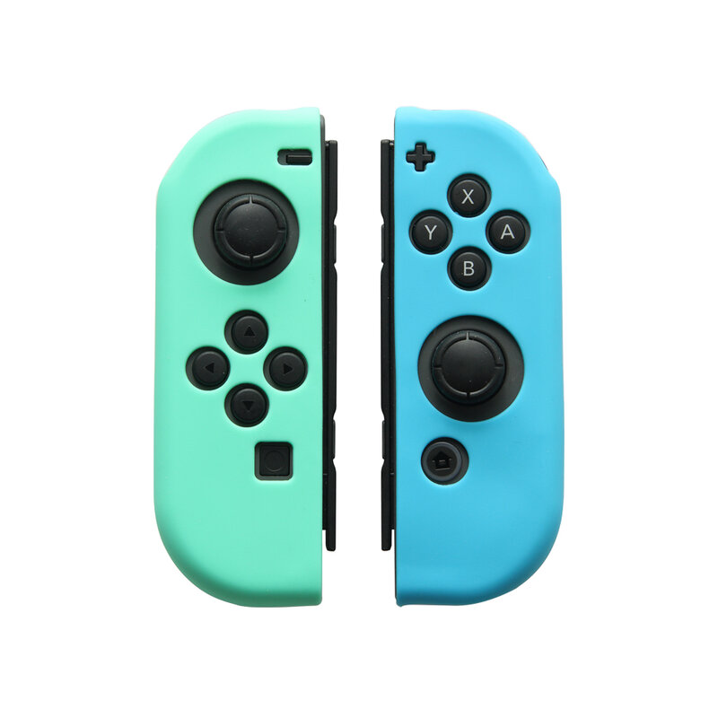 Protector de Gel de goma de silicona suave para mando izquierdo y derecho, funda para mando de consola Nintendo Switch Joy-Con, NS