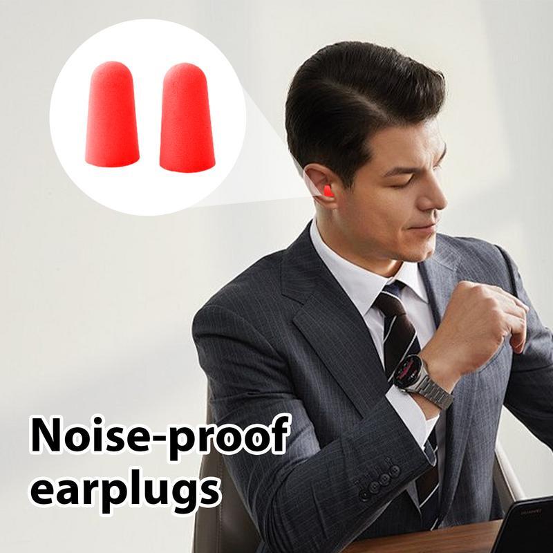 Zatyczki do uszu z redukcją szumów Super miękkie 2 sztuki wielokrotnego użytku ochrona słuchu wysokiej jakości i wielokrotnego użytku ochrona słuchu zatyczki do uszu miękkie
