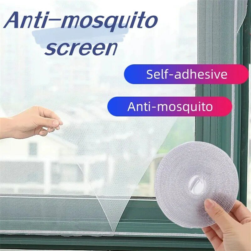 Mosquitera de tamaño personalizable para interiores, protección para el bebé y la familia de insectos y insectos, pantalla de ventana Nano PP, 2023
