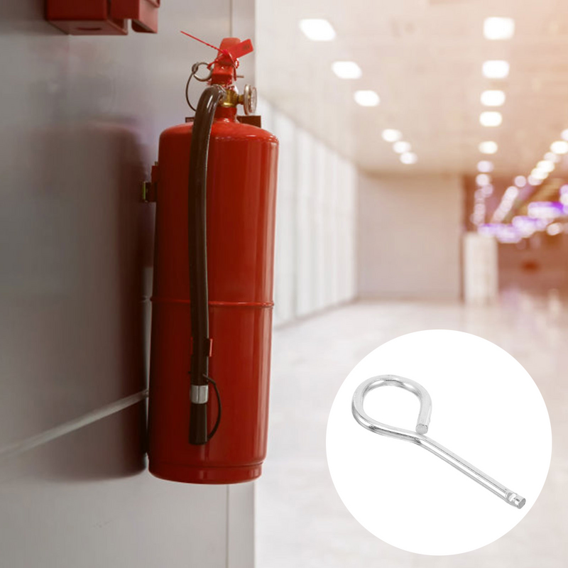10 Pcs Fire Extinguisher Supply Extinguisher Supply Extinguisher Latch Replacement Pull Pins Lock for Extinguishers Safety Iron