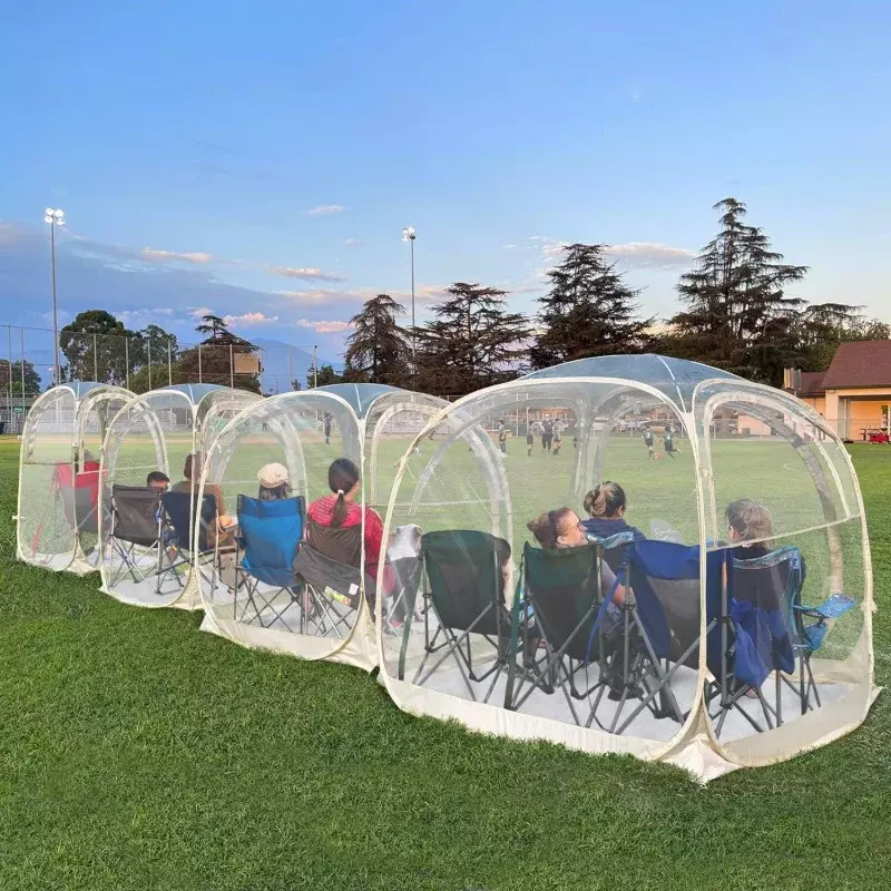 EighteenTek Pod-Tente de sport tous temps avec sol scellé, abri instantané, tente à bulles extérieure, tente de pluie, camping, soleil S