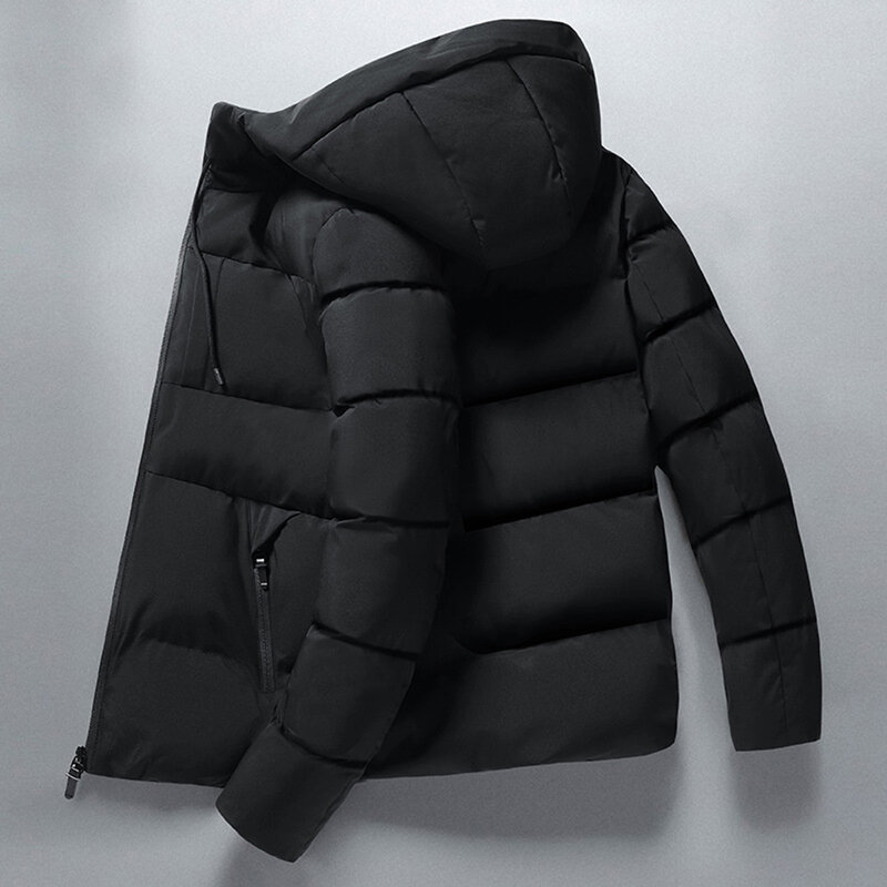 Herren Winter warme Kapuze Langarm Mode warme Tasche Mantel Freizeit jacke mehrere Größen erhältlich eine Vielzahl von Stilen.