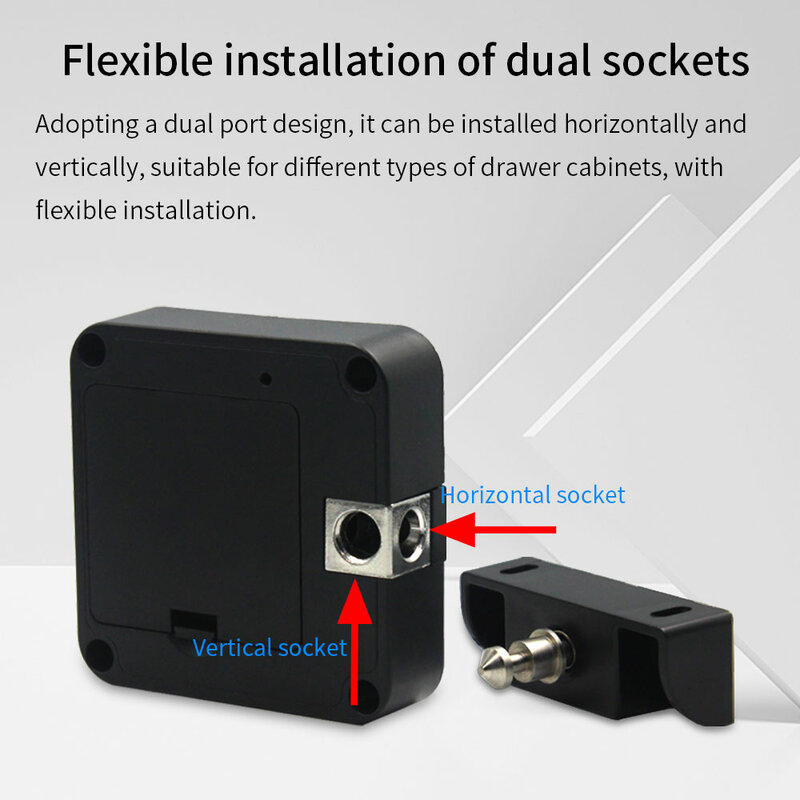 Kunci lemari induksi Sensor tidak terlihat, kunci elektronik pintar kartu RFID untuk lemari pakaian mebel Sauna loker lemari