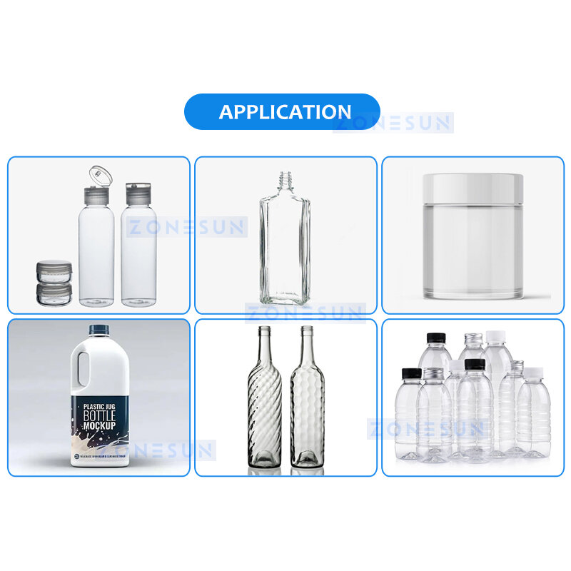 ZONESUN Semi Automatic Bottle Washing Machine Plastic Glass Bottle Cleaning Rinsing Equipment Dual Head ZS-WB2S