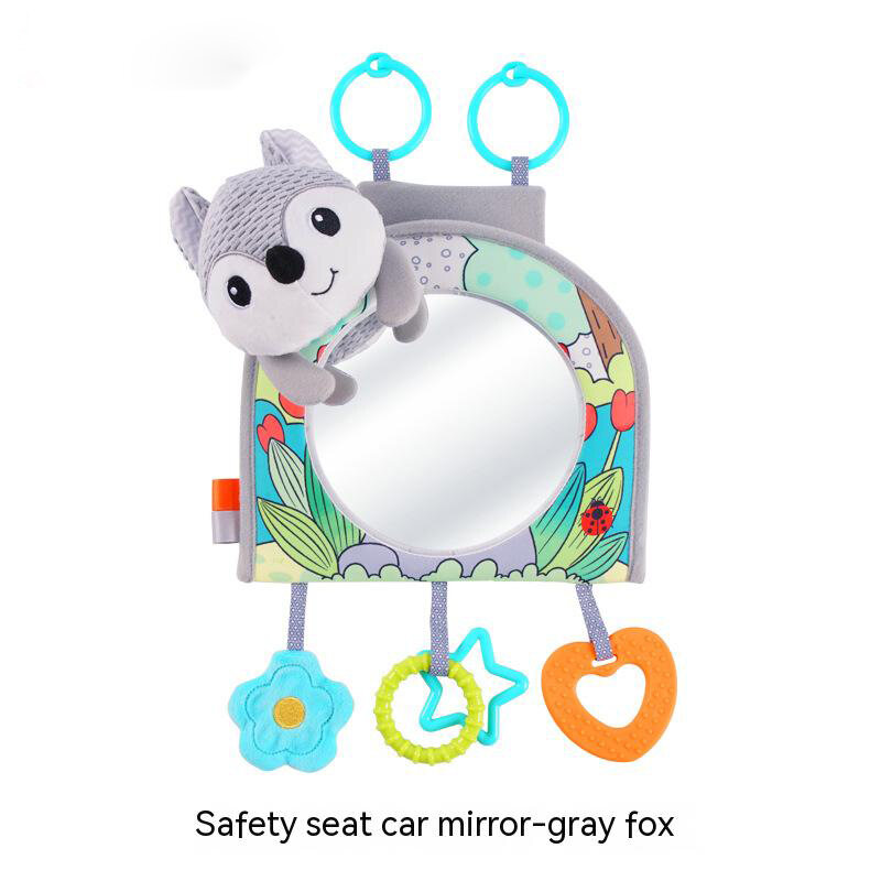 Baby Car Rear-view Mirror Safety Seat Rear Facing Child Safety Monitor Car Accessories Cute Distorting Mirror Pendant