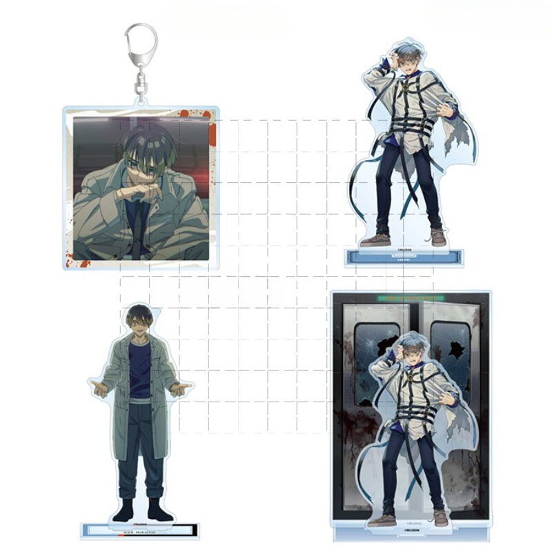 Game MILGRAM Acrylic Stand Doll Anime Mikoto 009 Figure Model Plate Cosplay Toy Keychain for Gift