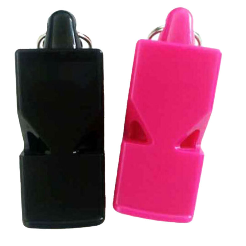 50 Pcs Non-Nuclear Professional Referee Whistle Fox Whistle Plastic Life-Saving Whistle Special for Game