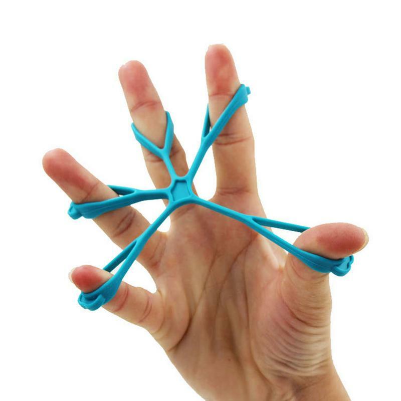 Silikonowy chwytak w kształcie kwiatu ściskacz na palec na ściskacz rozciągacz na palce ekspander trenażer siłowy przyrząd do ćwiczenia palców