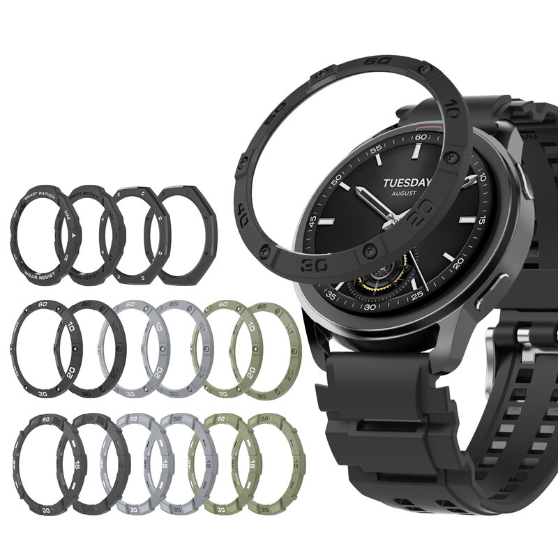 Защитный чехол SIKAl из ТПУ для смарт-часов, защитный чехол, корпус, ремешок, мягкие и прочные аксессуары для часов Xiaomi Watch s3