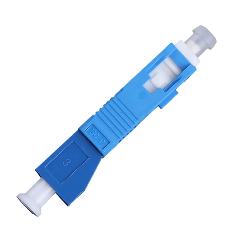 Single Mode SC Male to LC Female Hybrid Optical Fiber Adapter Connector for Optical Power Meter Accessories P9JD