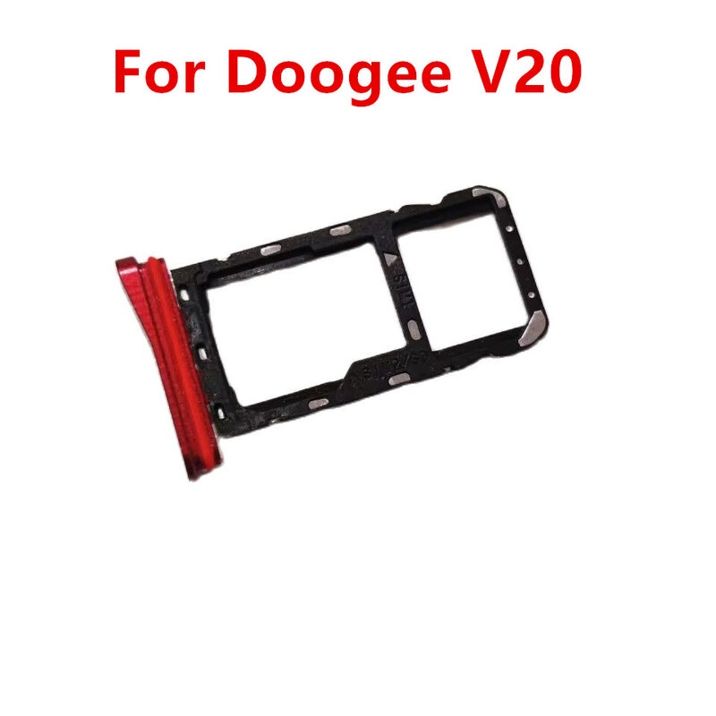 ใหม่เดิมสำหรับ Doogee V20 6.43 "มาร์ทโฟนซิมบัตร TF ที่ใส่ถาดช่องเสียบบัตร