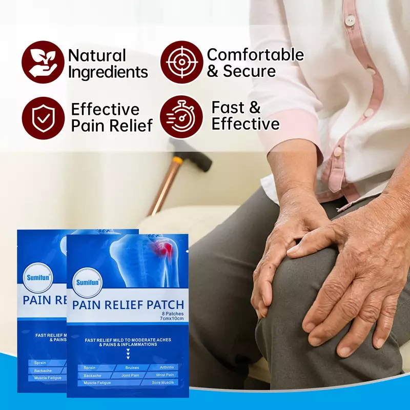 56 Stuks Hete Verkoop Gezamenlijke Pijnstillende Patch Knie Nek Pijnverlichting Massage Gips Artritis Spierverstuiking Pijn Stickers