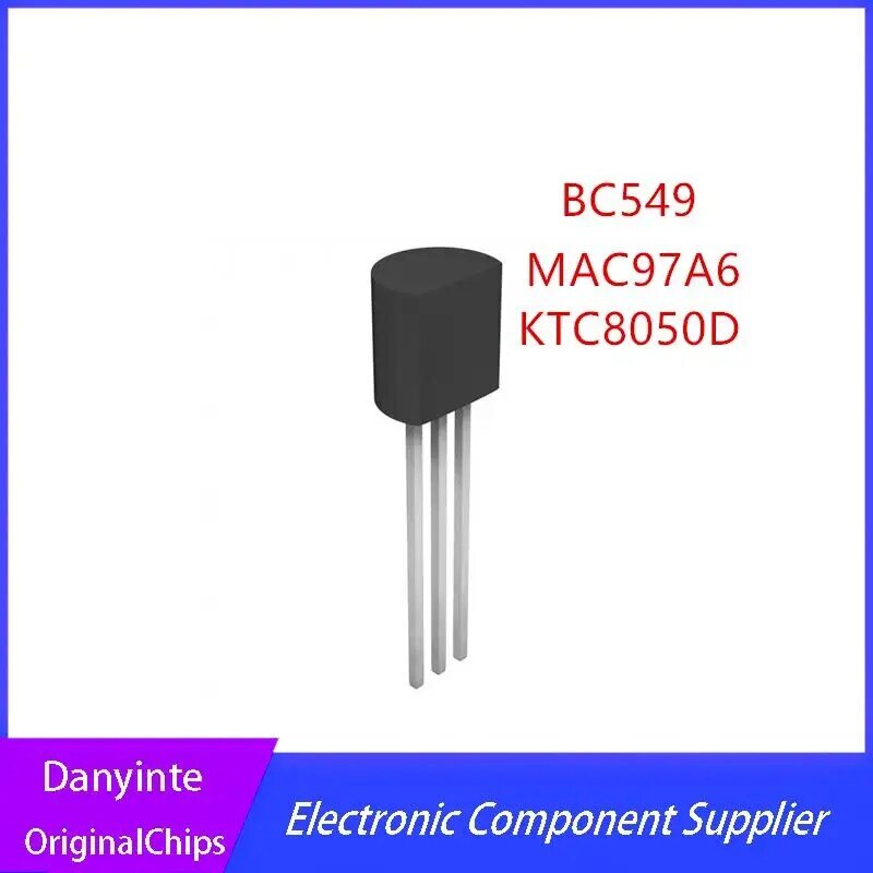 KTC8050D C8050D, 2SC8050D, BC549, BC549B, MAC97A6 TO-92, 50PCs/로트, 신제품