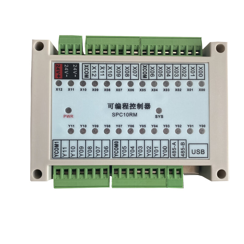وحدة تحكم قابلة للبرمجة PLC ، توقيت تحكم متسلسل ، مرحل توقيت بسيط ، بلوتوث USB ، SPC10RM ، 13 في 12 خارج ، 24 فولت تيار مستمر