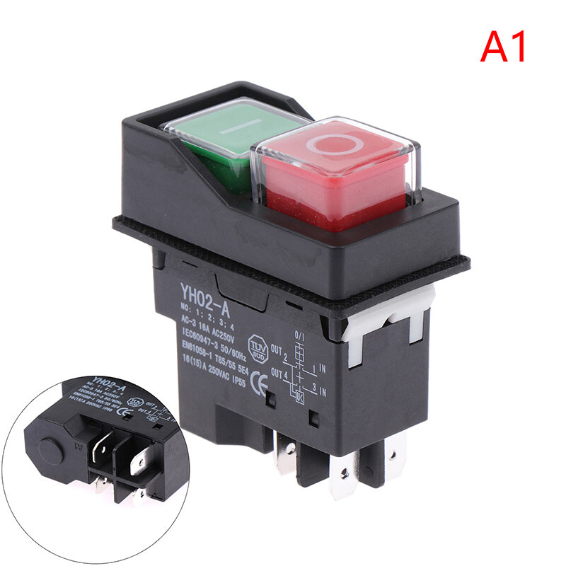 Pulsante elettromagnetico Switch Switch Autoplement Attrezzatura Attrezzatura impermeabile Sicurezza Sicurezza IP55 KLD28A