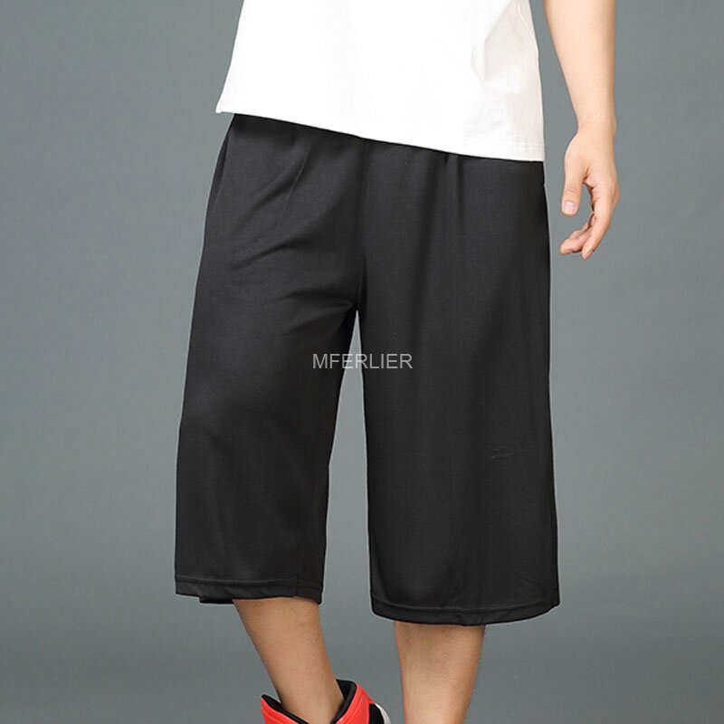 Pantalones cortos de verano para hombre, Shorts holgados de estilo fino, 7XL, cintura 150cm, talla grande 5XL 6XL