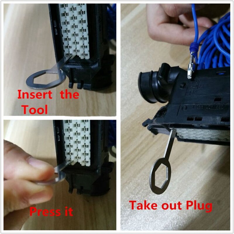 22PCS Auto Car Plug Circuit Board cablaggio terminale estrazione Pick connettore Crimp Pin ago posteriore rimuovere Set di strumenti