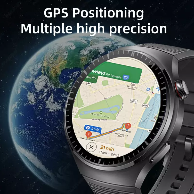 2024 neu für huawei smartwatch 5g sim call 1.5 "amoled smartwatch präzise position ierung herzfrequenz überwachung android app download