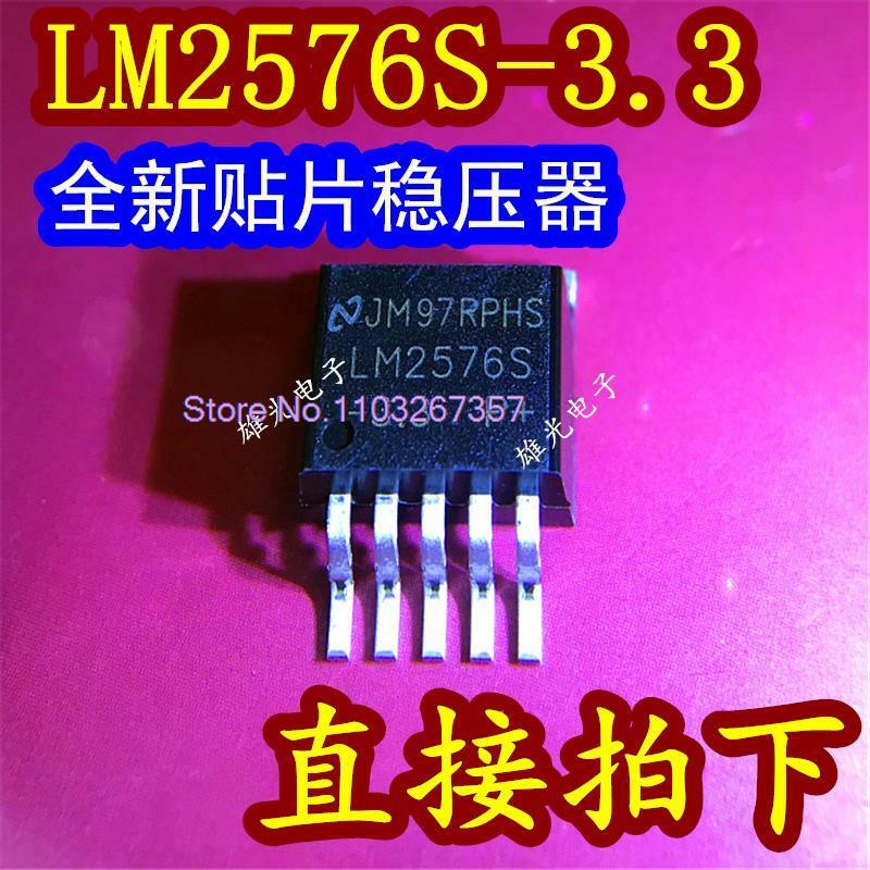 LM2576S LM2576S-3.3 TO-263 3.3V, 10pcs por lote