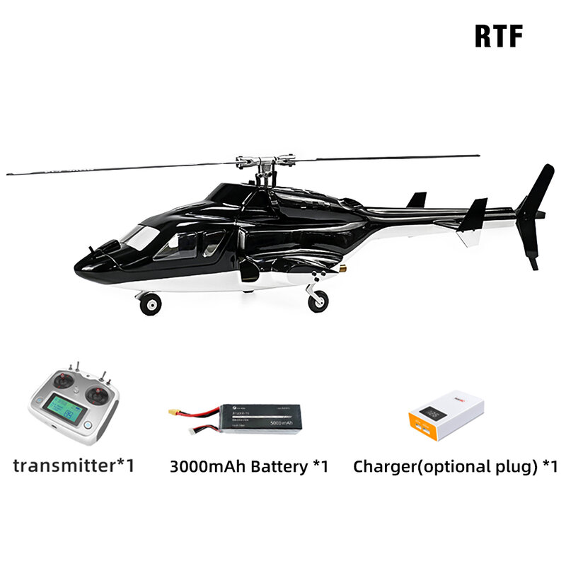 Fly WING-Airwolf Escala RC Helicóptero, 6CH, GPS inteligente, aeronave de controle remoto, RTF, PNP, controlador de voo H1, Brushless Motor Drone