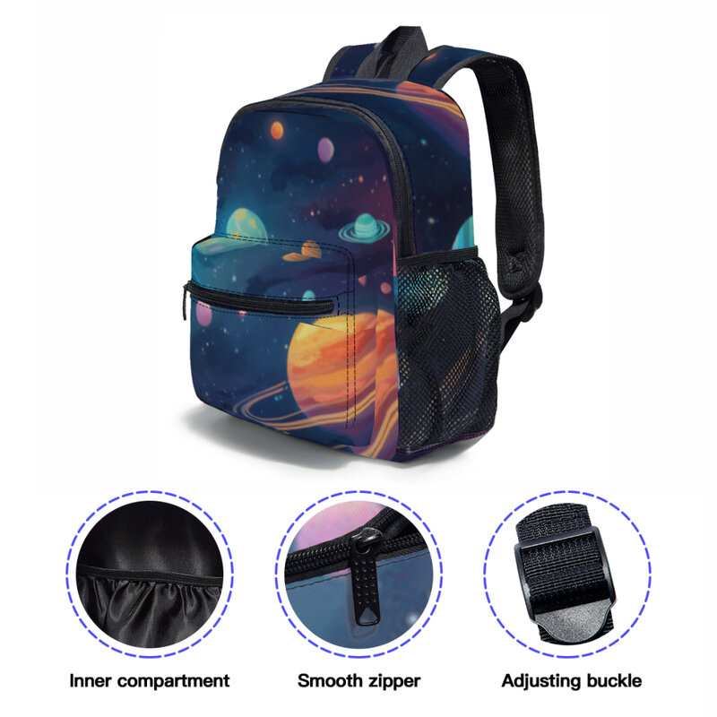 Mochila infantil Space Planet Dust, mochila escolar para meninas e meninos, criança, crianças, 2023