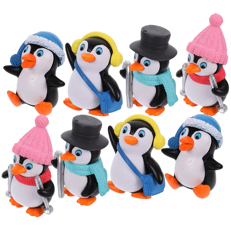 Mini Pinguim Decoração Paisagem, Ferramenta Bonsai, Ornamento Desktop, Decorações De Tanque De Peixes