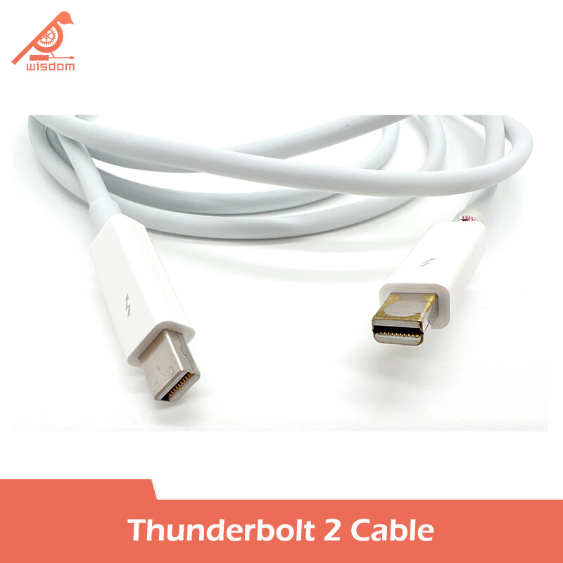 كابل بيانات أبيض 2 من Thunderbolt ، شاشة Apple متعددة الوسائط ، أصلية