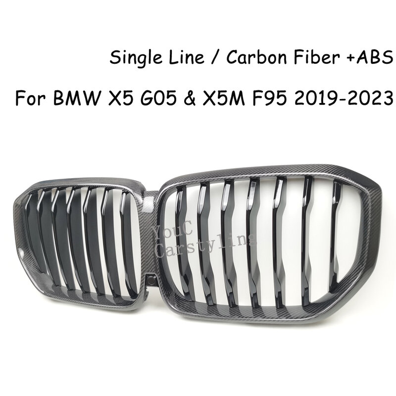 フロントバンパーg05,bmw x5 g05およびx5m f95 2019-2023, 1-スラットレーシンググリルの交換