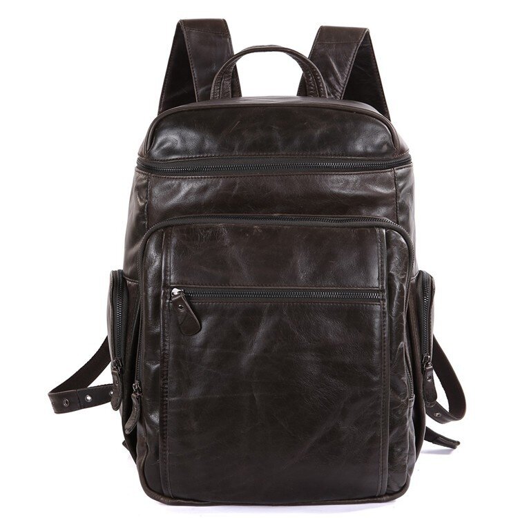 Стильный кожаный рюкзак мужская сумка для багажа рюкзак кожаная мужская сумка рюкзак