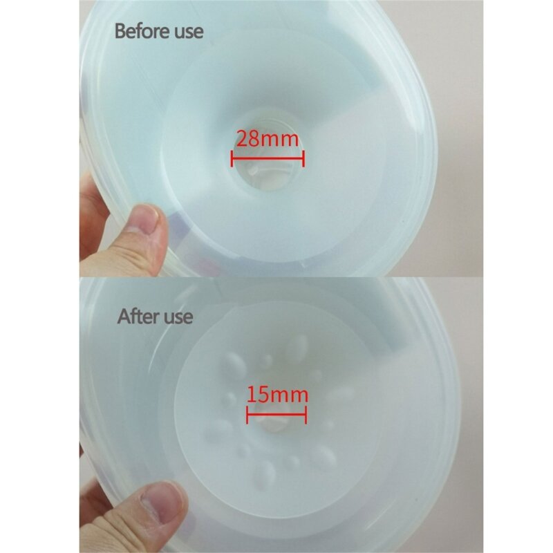 Soft Silicone Breast Connector Flange Insert for Better Pumping Experience
