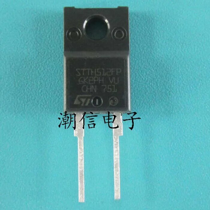 5pieces STTH512FP  5A 1200V    original new in stock