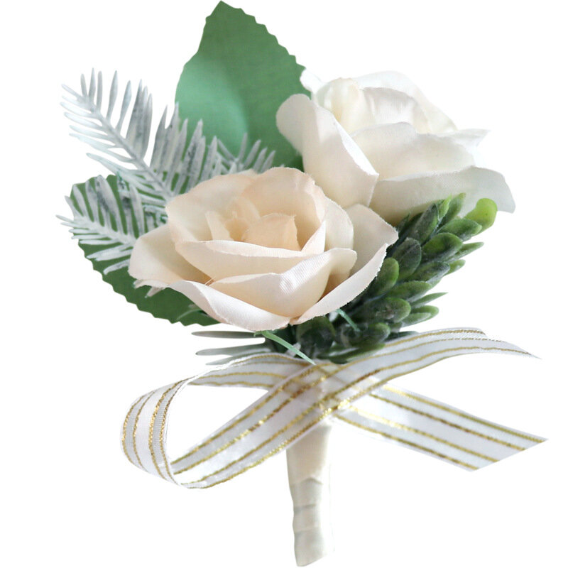 Свадебный цветок невесты для груди для подружки невесты Европейский стиль Искусственный аромат для церкви цветок пенанга
