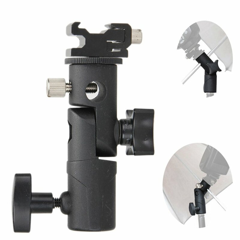 Hot Swivel Flash Schoen Paraplu Mount Adapter Voor Studio Light Type E Stand Camera Essentiële Accessoires Hoge Kwaliteit Foto Studi