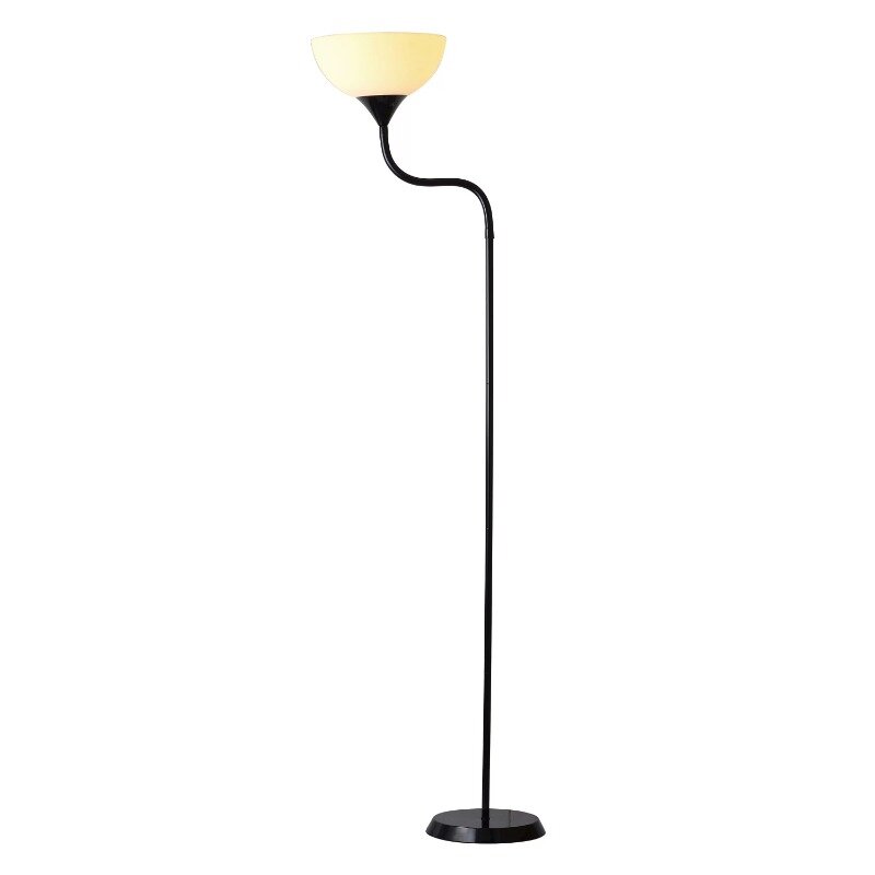 71 ''galaretowa lampa podłogowa z gęsią szyjką, czarna, klasyczna, dla dorosłych