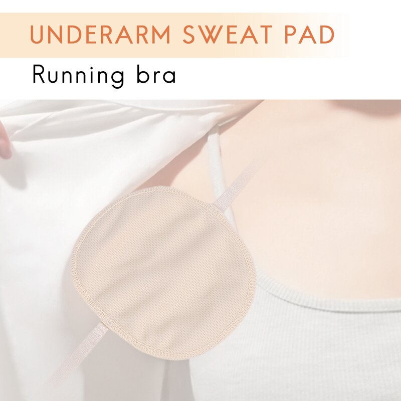 1 Pair Underarm Sweat Shield Pad Washable Armpit Sweat Absorbing Guards Shoulder Strap Reusable Underarm Sweat Pad Summer Sweat