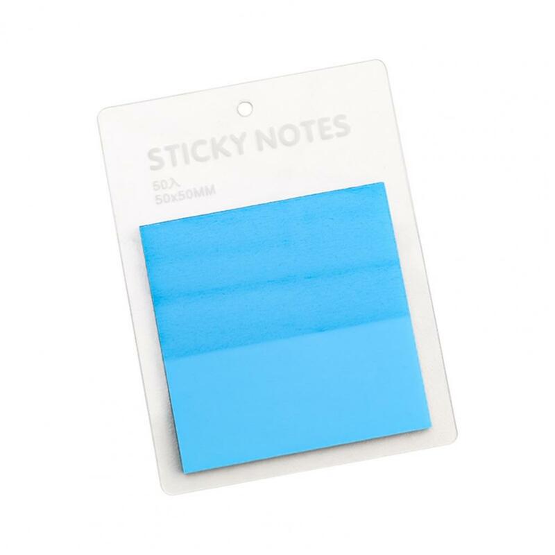 Estudante Memo Pad Mark Sticky Note, auto-adesivo, transparente, adesivo cor pastel, material de escritório escolar