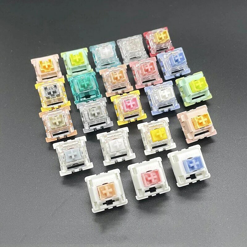 Outemu Switch For Keyboard 3Pin Linear Tactile Clicky Silent Switches For Mechanical Keyboards Gaming Switch