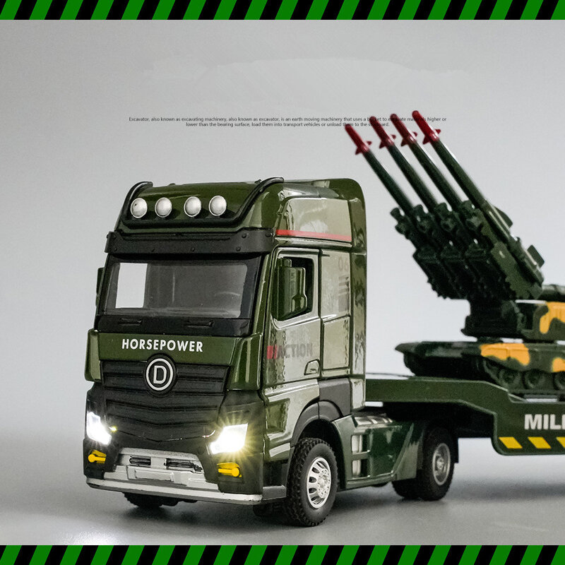 1: 50 military flatbed transport vehicle models,tank trailer toys,original packaging gift box toys,wholesale