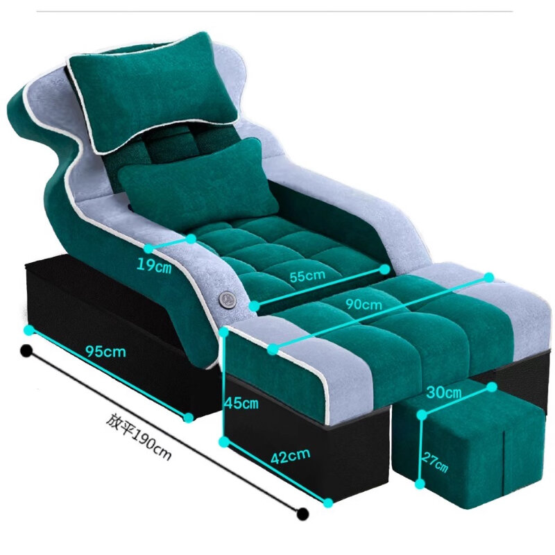 다기능 편안한 페디큐어 의자, 배관 없음, 페이셜 페디큐어 스툴, 화장품 뮤블 페디큐어 살롱 장비 가구, CM50XZ