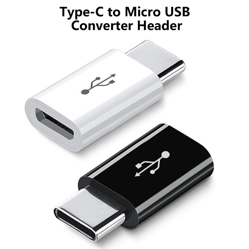 Micro USB to Type Converters Charging Adapter Female to Male Conversion Head P9JB