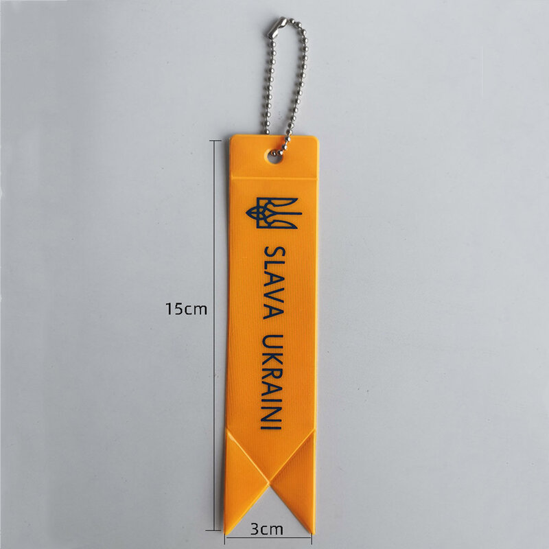 Porte-clés réfléchissant sûr pour sac à dos, bande pendentif ornements réflecteurs pour choses adultes enfants accessoires de sécurité nocturne