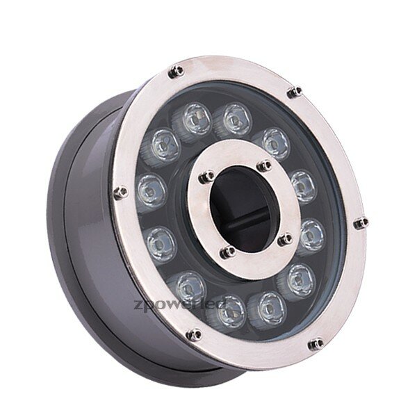 Automático RGB LED Fountain Lamp, cor mudando luz, impermeável, IP68