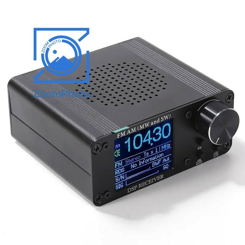 ATS-80-Modulación de Radio FM AM, receptor de Radio con pantalla a Color, modulación de amplitud
