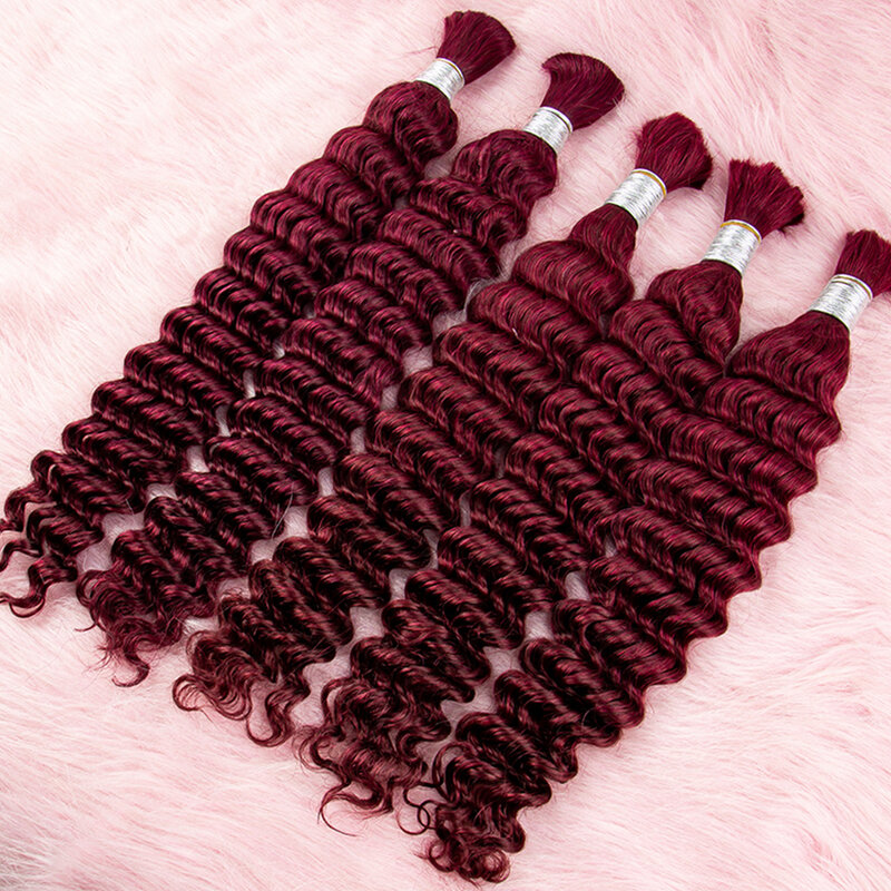 Ekstensi rambut grosir Bronde madu ekstensi rambut Virgin bergelombang warna keriting dalam untuk mengepang Salon rambut