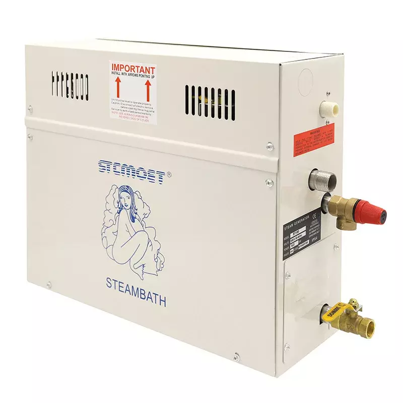 مولد بخار ساونا كهربائي STCMOET ، آلة حمام غرفة الاستحمام ، لوحة تحكم رقمية ، مولدات حمام بخار ، 9 كيلو وات