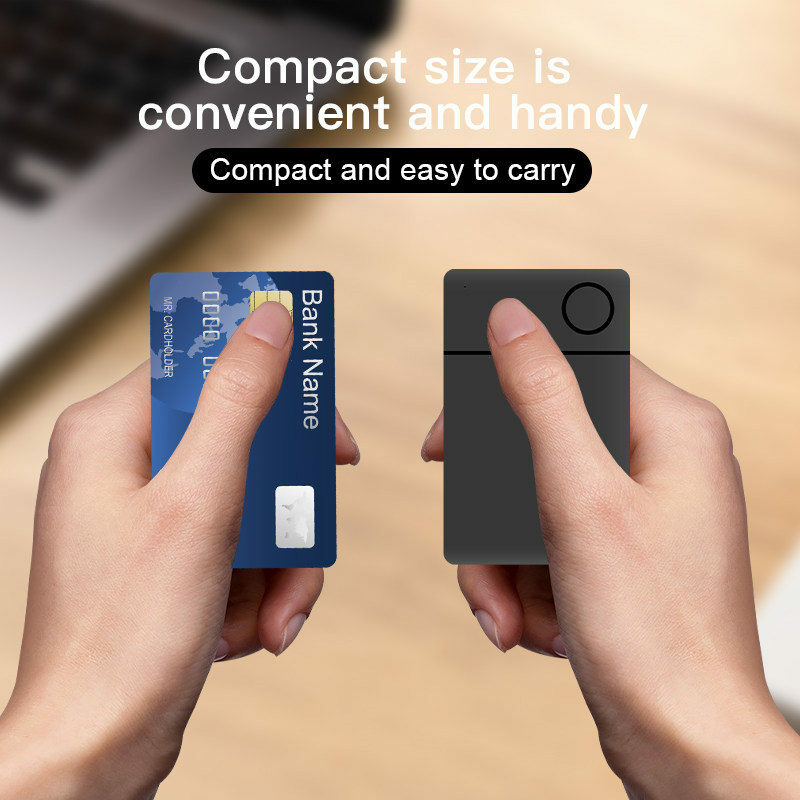 Smart Magnet Card Tracker funziona con Apple Find My APP cellulare Cover posteriore porta carte di credito porta carte d'identità adesivo sottile per iPhone