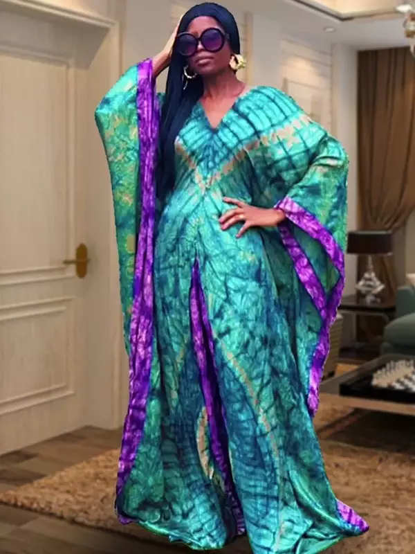 Afrikanische sets für frauen traditionelle dashiki print kleid hose 2 stück set große boubou outfits vestido africano mujer 2024