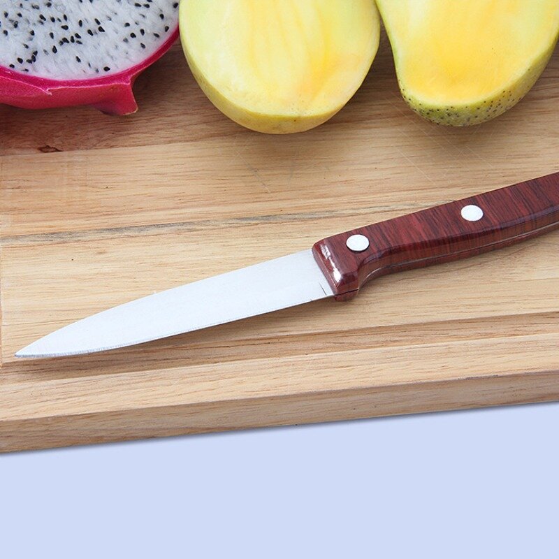 Cortador de frutas de acero inoxidable para el hogar, pelador Retro de melón y fruta, cuchillo táctico de cocina, nuevo, 2024